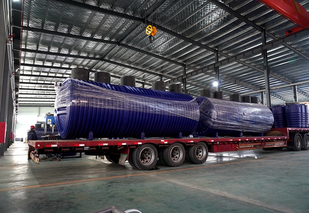 一體化污水處理設備發貨展示